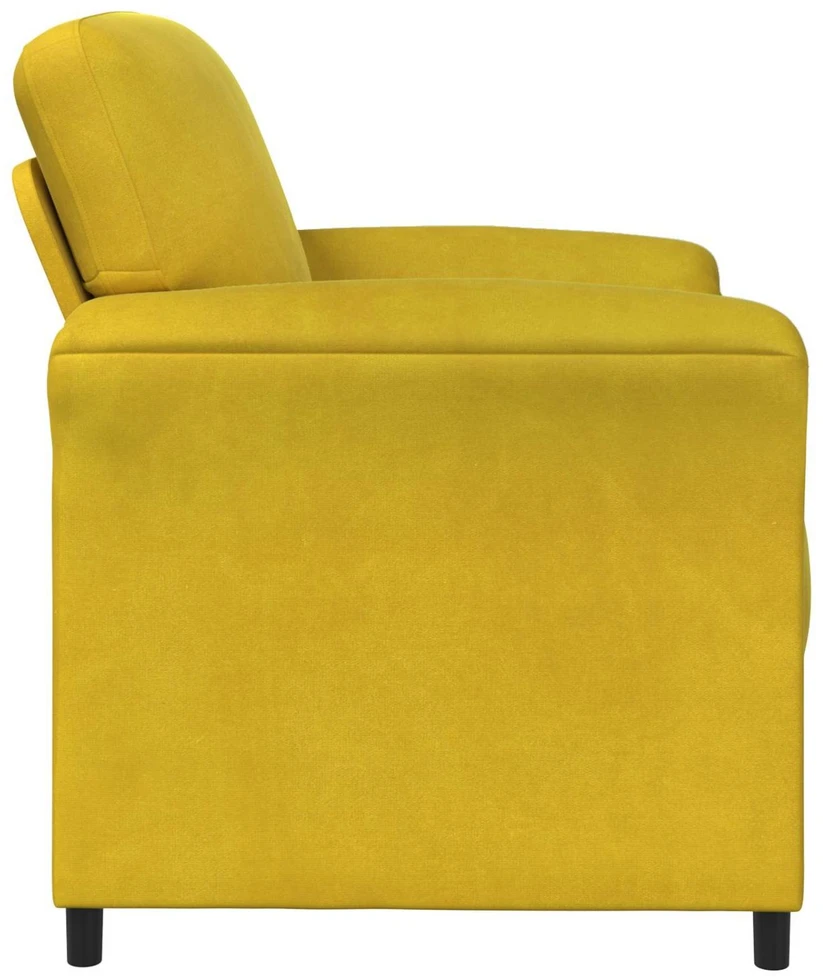1 vietos sofa Geltona 88 x 83 x 95 cm Aksomas