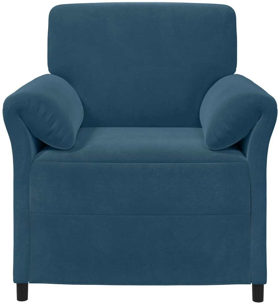 1 vietos sofa Mėlyna 88 x 83 x 95 cm Aksomas
