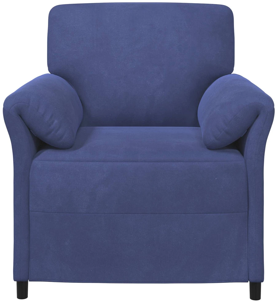 1 vietos sofa Policijos mėlyna 88 x 83 x 95 cm Aksomas