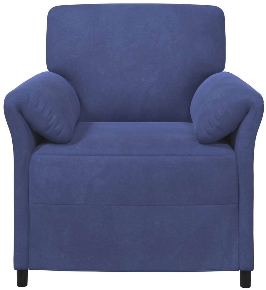 1 vietos sofa Policijos mėlyna 88 x 83 x 95 cm Aksomas