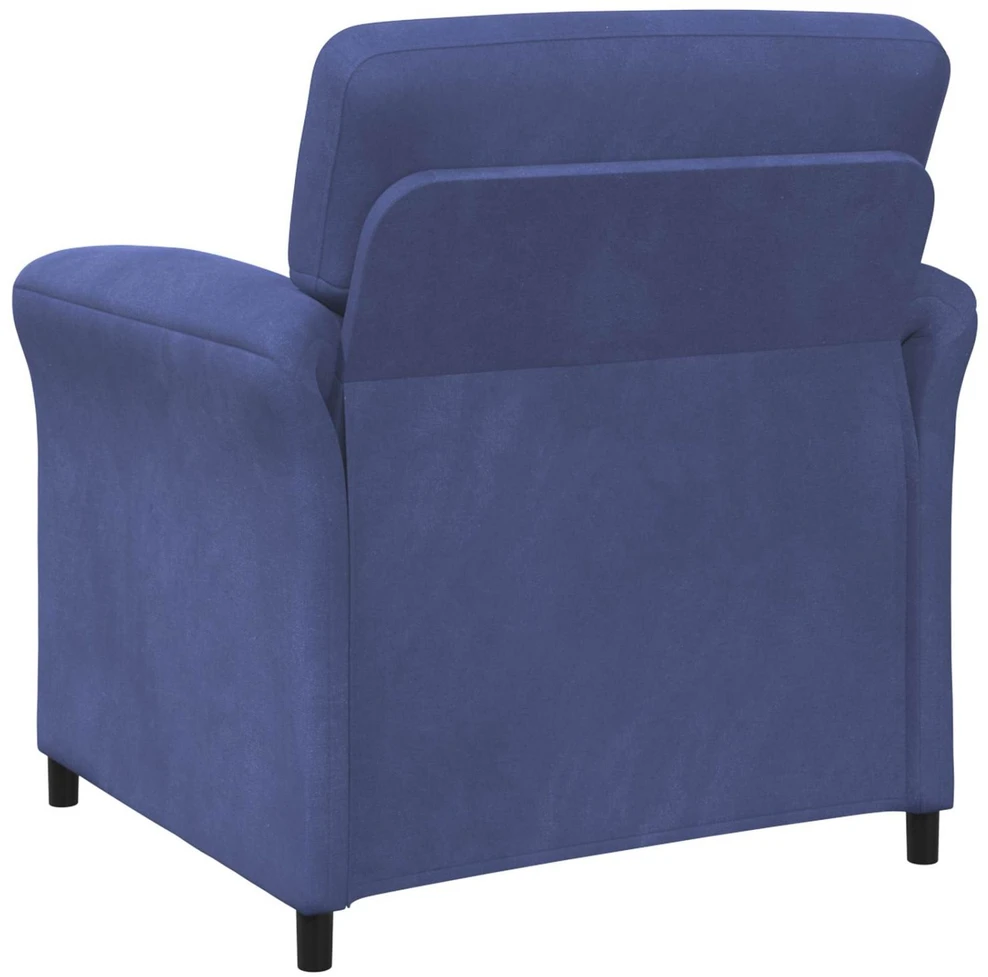 1 vietos sofa Policijos mėlyna 88 x 83 x 95 cm Aksomas