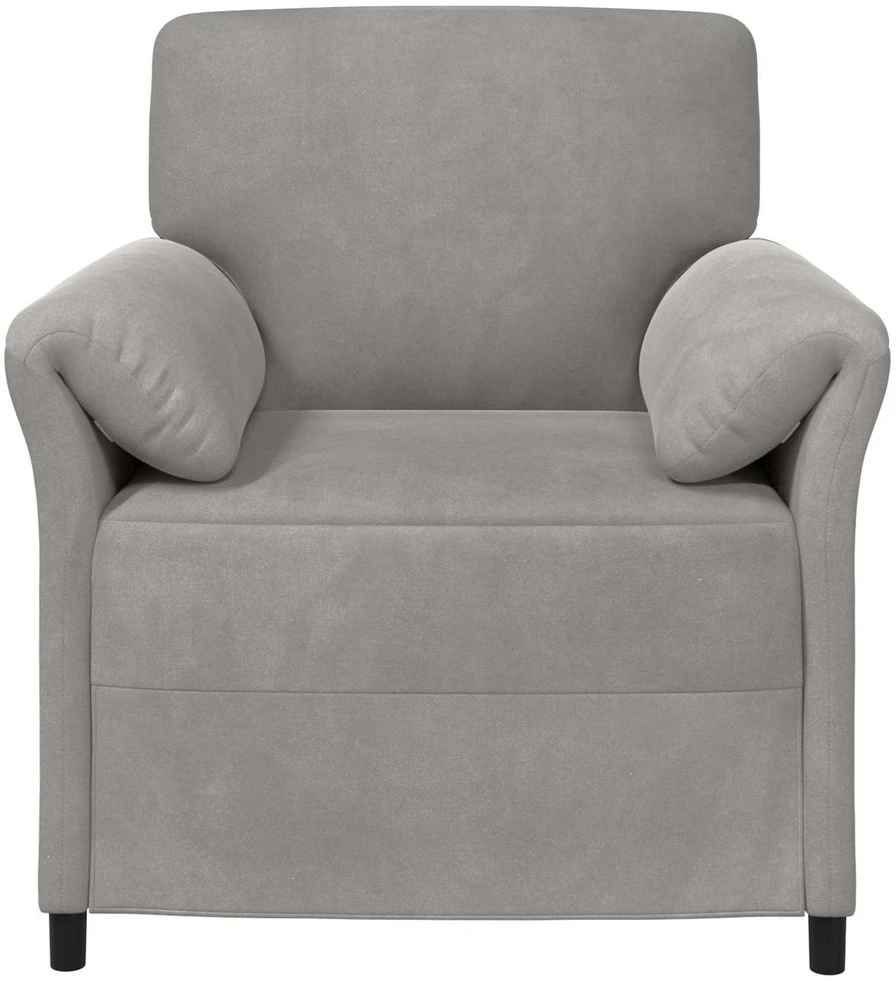 1 vietos sofa Šviesiai pilka 88 x 83 x 95 cm Aksomas