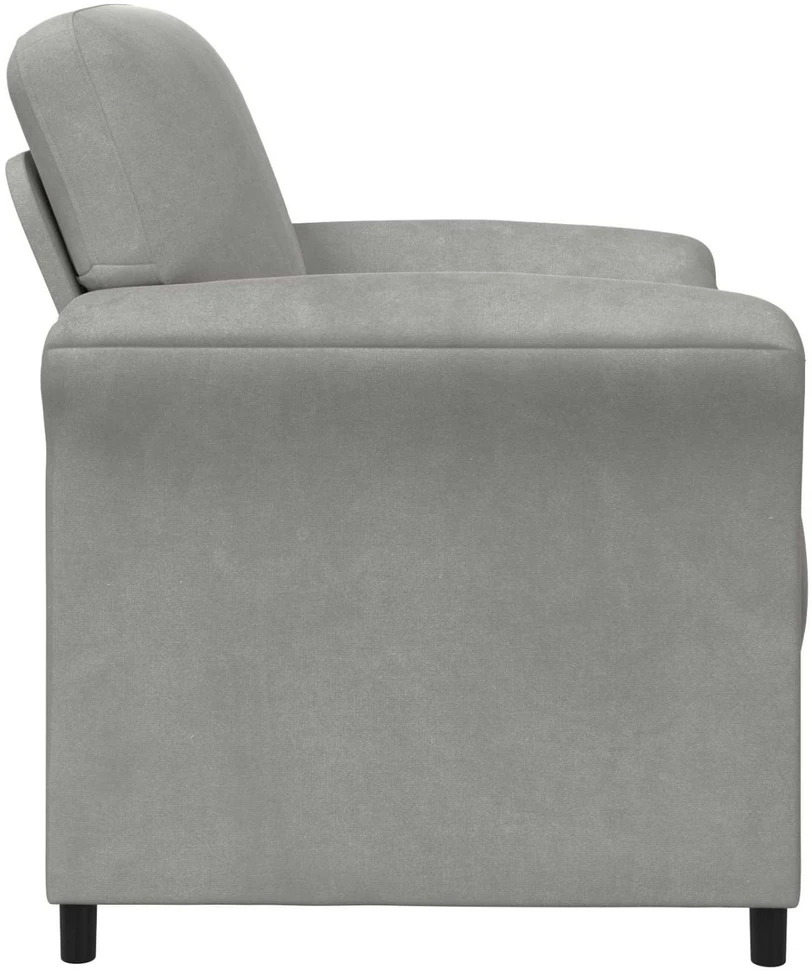 1 vietos sofa Šviesiai pilka 88 x 83 x 95 cm Aksomas