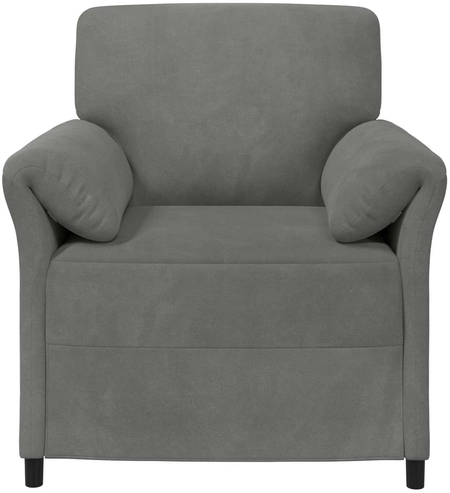 1 vietos sofa Tamsiai pilka 88 x 83 x 95 cm Aksomas
