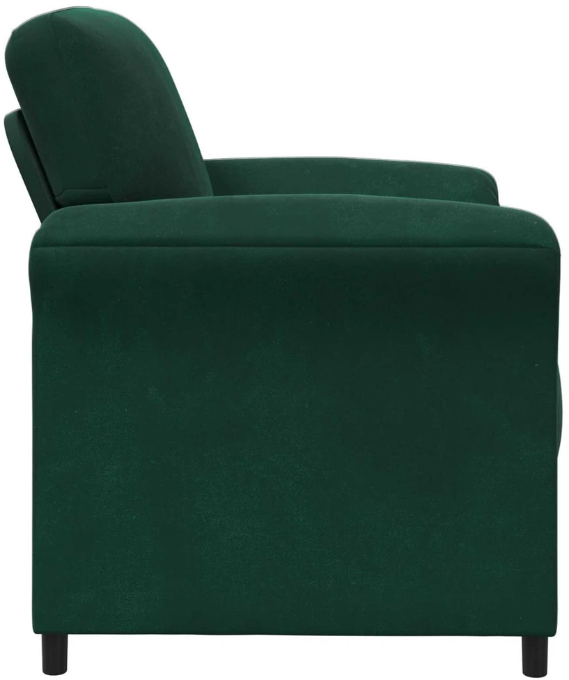 1 vietos sofa Tamsiai žalia 88 x 83 x 95 cm Aksomas