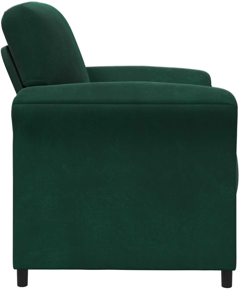 1 vietos sofa Tamsiai žalia 88 x 83 x 95 cm Aksomas