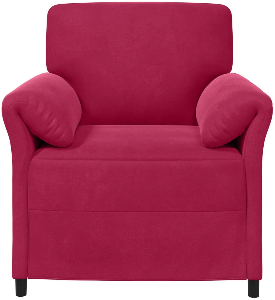 1 vietos sofa Vyno raudona 88 x 83 x 95 cm Aksomas