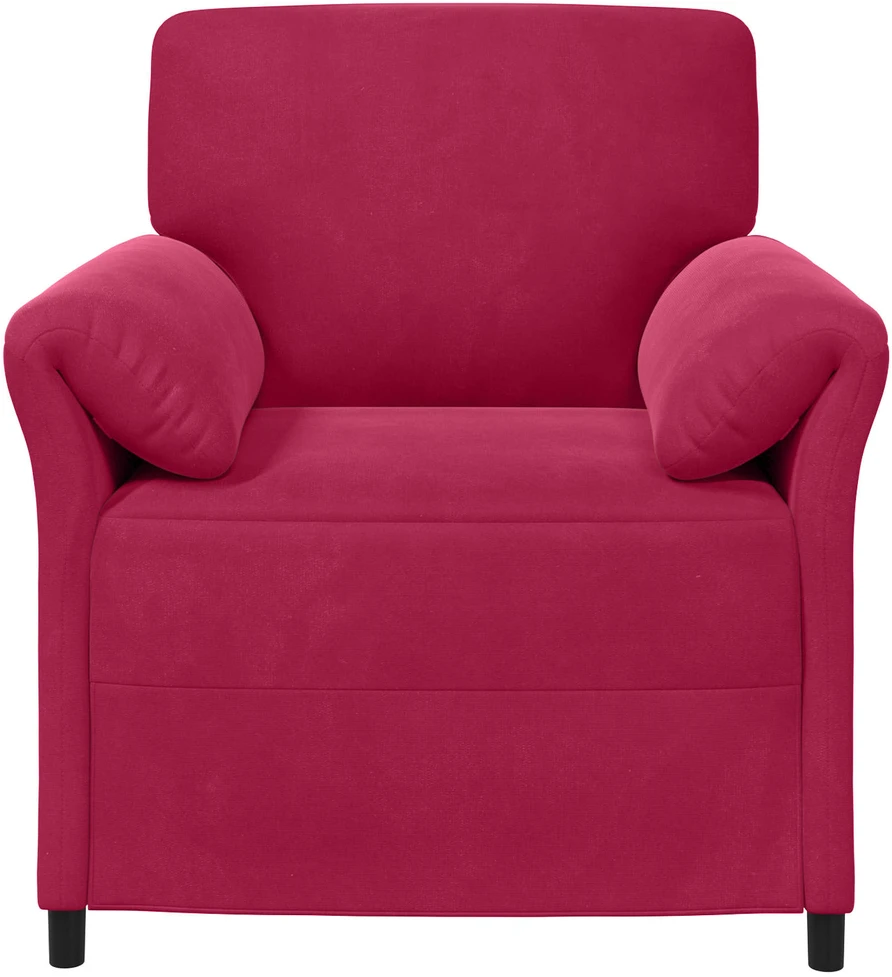 1 vietos sofa Vyno raudona 88 x 83 x 95 cm Aksomas