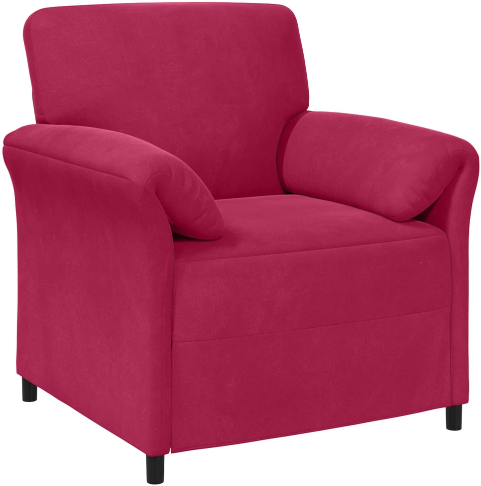 1 vietos sofa Vyno raudona 88 x 83 x 95 cm Aksomas