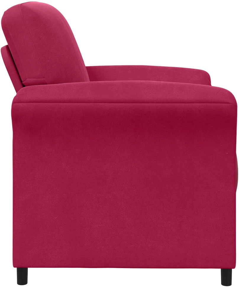 1 vietos sofa Vyno raudona 88 x 83 x 95 cm Aksomas