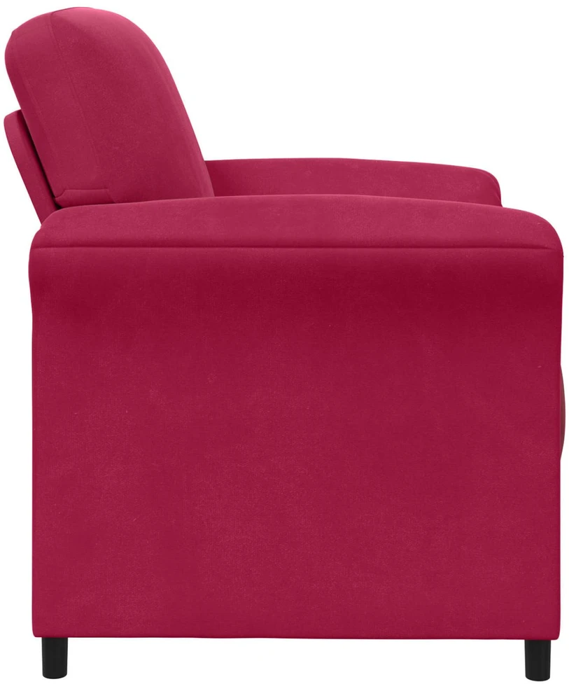 1 vietos sofa Vyno raudona 88 x 83 x 95 cm Aksomas