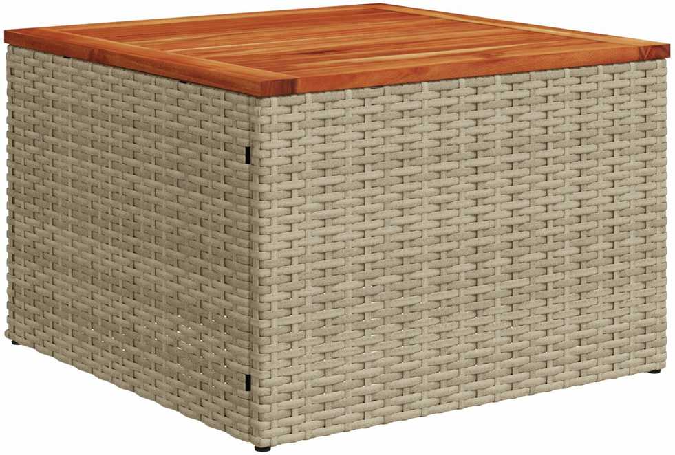 Lauko baldų komplektas Sodo Sofų Rinkinys 10 vnt. Smėlio poliratanas