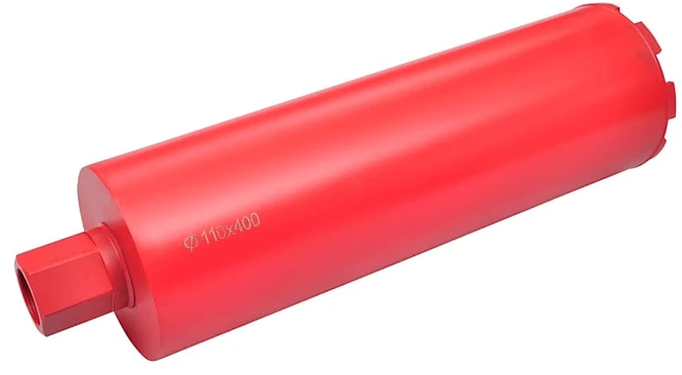 110 mm x 400 mm Deimantinis Grąžtas, Sausam ir Šlapiam Gręžimui