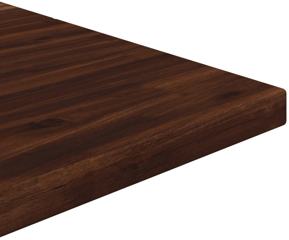 110 x 55 x 75 cm Kietos akacijos mediena Tamsiai ruda ir juoda