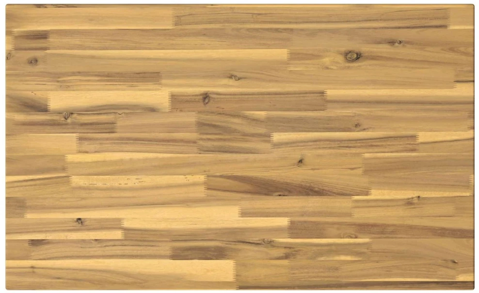 110 x 55 x 75 cm Kietos akacijos mediena Balta ir juoda
