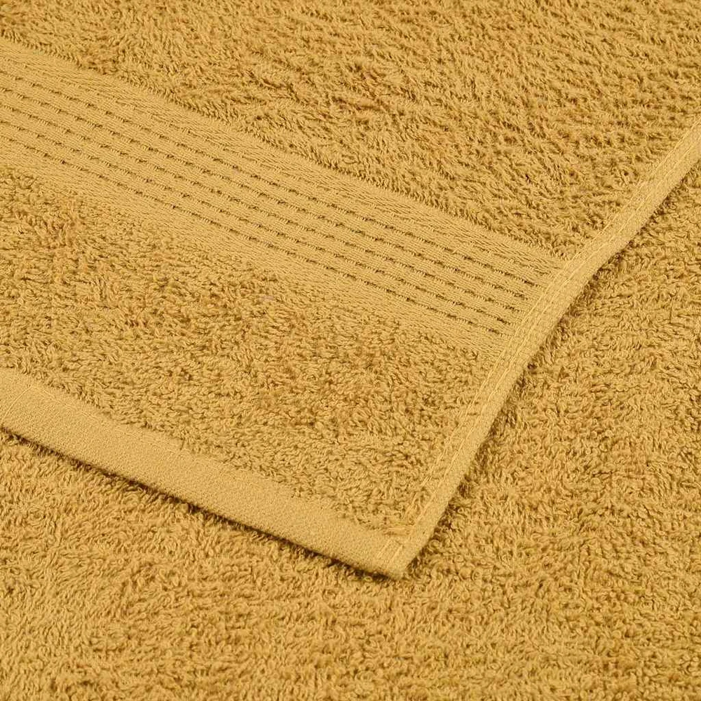 Rankšluostis Rankšluosčių rinkinys, 12vnt., auksiniai, 100%medvilnė, 360g/m²