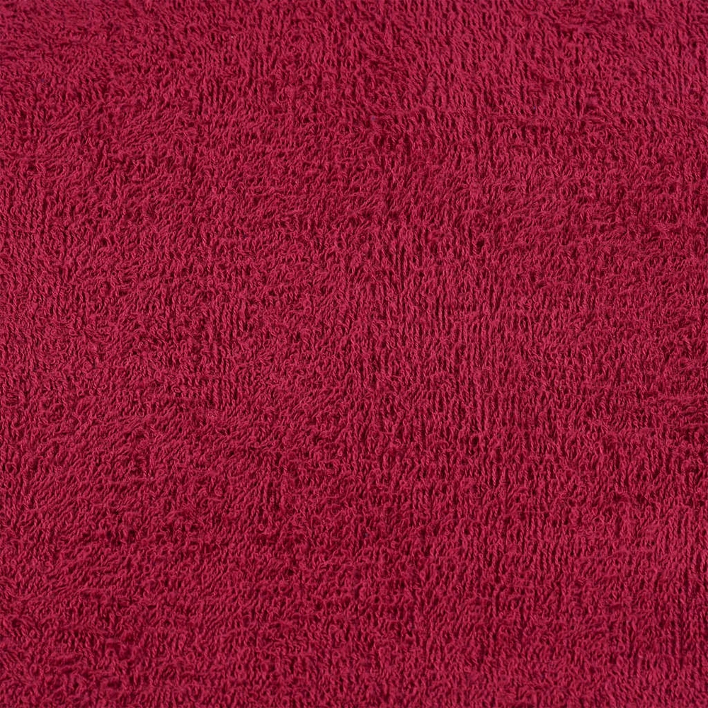 Rankšluostis Rankšluosčių rinkinys, 12vnt., raudoni, 100% medvilnė, 360g/m²