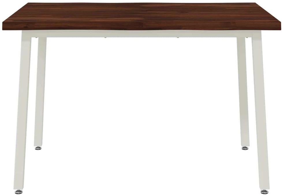 120 x 70 x 75 cm Kietos akacijos mediena Tamsiai ruda ir balta.