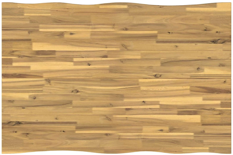 120 x 80 x 75 cm Kietos akacijos mediena Balta Stačiakampio
