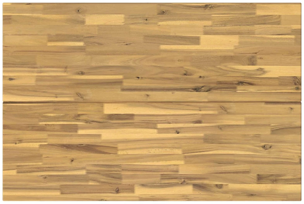 120 x 80 x 75 cm Kietos akacijos mediena Balta Stačiakampio