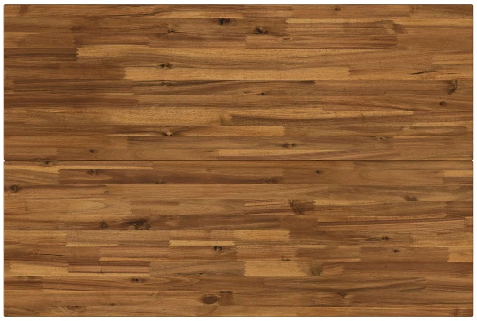120 x 80 x 75 cm Kietos akacijos mediena Natūrali ir juoda
