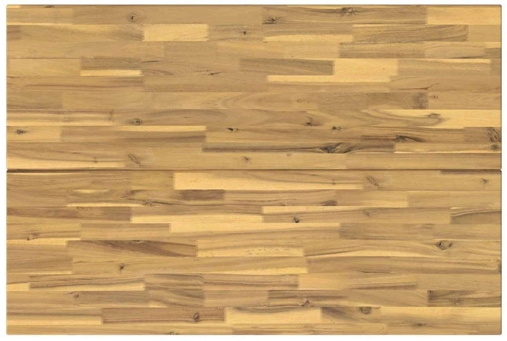 120 x 80 x 75 cm Kietos akacijos mediena Balta Stačiakampio