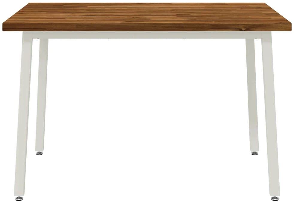 120 x 80 x 75 cm Kietos akacijos mediena Natūrali ir Balta