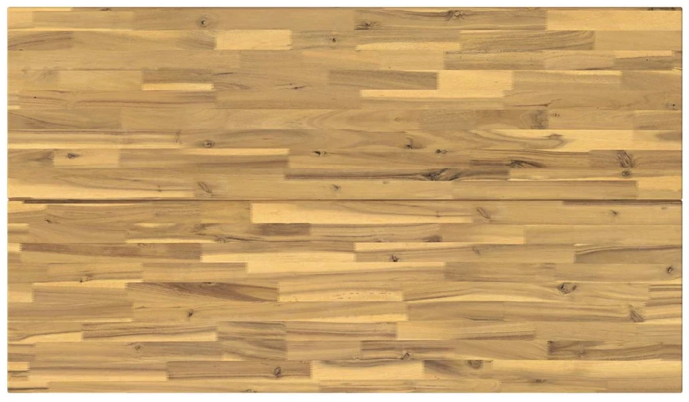 140 x 70 x 75 cm Kietos akacijos mediena Natūrali ir Balta