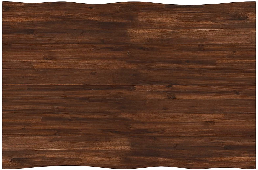 140 x 70 x 75 cm Kietos akacijos mediena Tamsiai ruda ir juoda