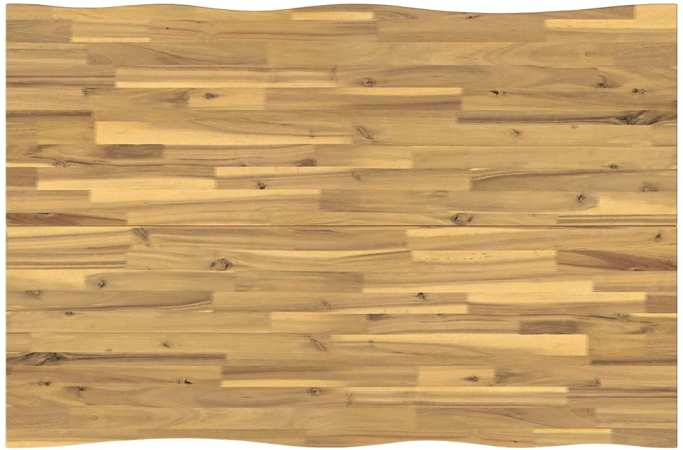 140 x 70 x 75 cm Kietos akacijos mediena Balta Stačiakampio