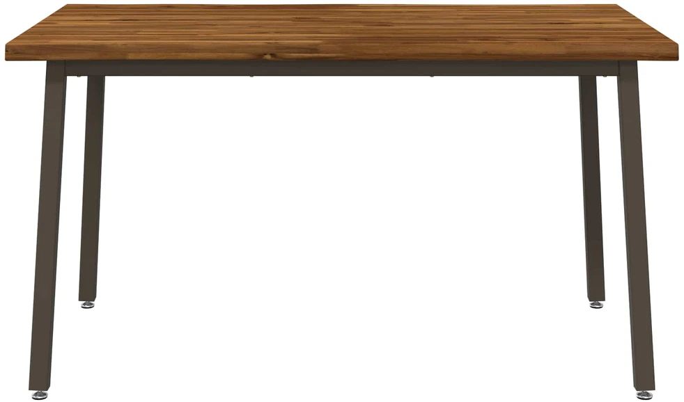 140 x 80 x 75 cm Kietos akacijos mediena Natūralus ir kava