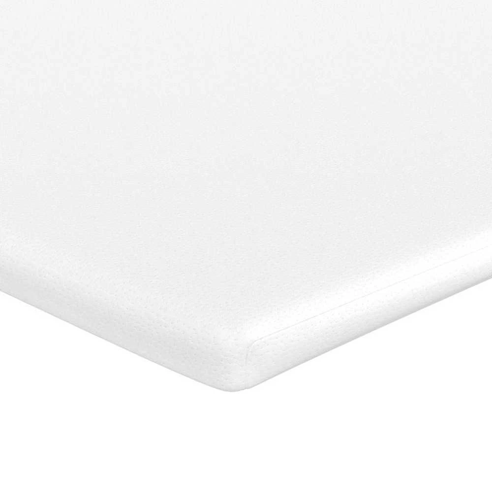 Osmanų lovos rėmas su čiužiniais, pilkas, 160x200cm, aksomas