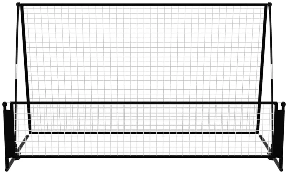 2-1 Futbolo vartai su atmušimo sienele, 202x104x120cm, plienas