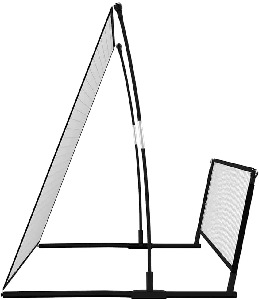 2-1 Futbolo vartai su atmušimo sienele, 202x104x120cm, plienas