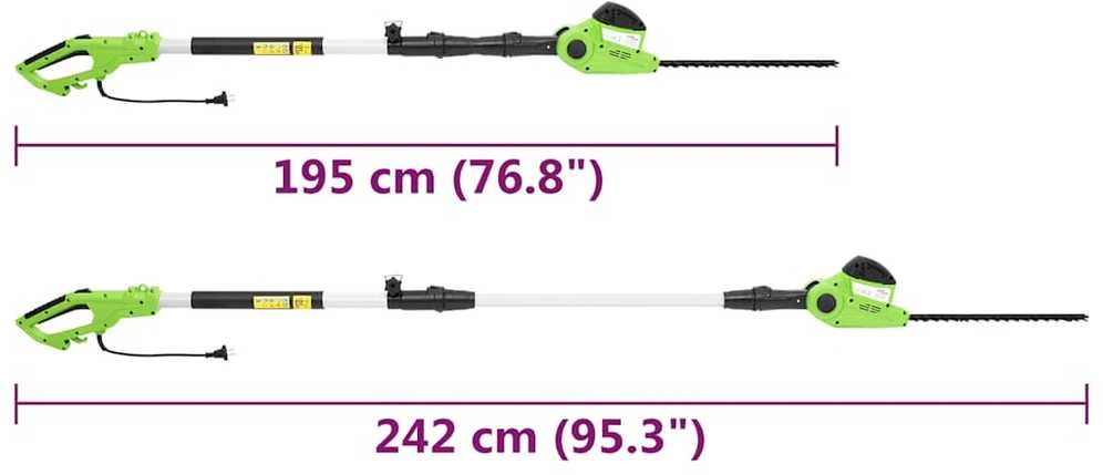2-1 Teleskopinis stiebinis pjūklas/žoliapjovė, 25/41cm