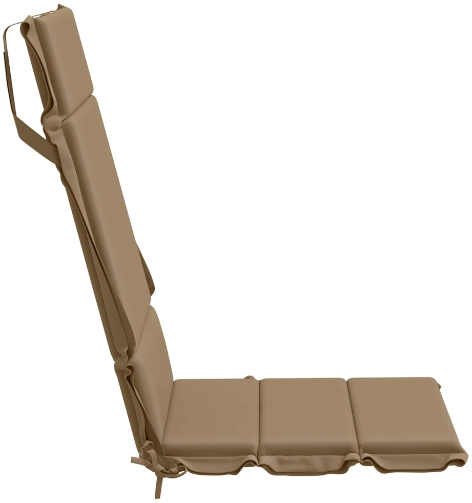 2 dalių aukštų atlošų kėdžių pagalvės GEMERT 2 pcs Taupe