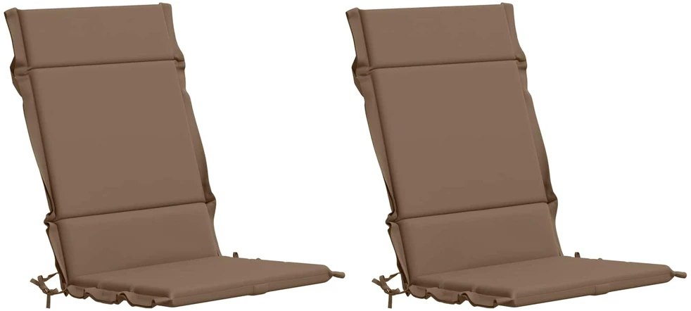 2 dalių aukštų atlošų kėdžių pagalvės GEMERT 2 pcs Taupe