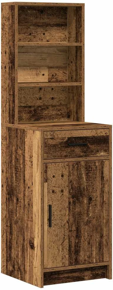Makiažo stalas 2 vnt. Ruda 78,5 x 41 x 135 cm Apdirbta mediena