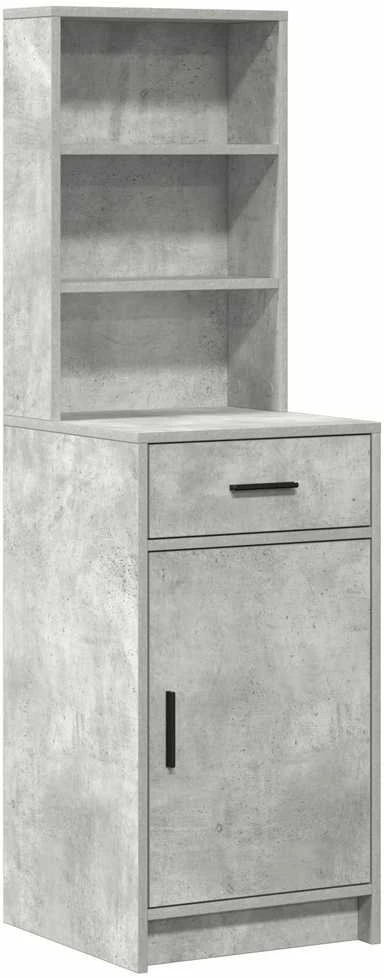 Makiažo stalas 2 vnt. Pilka 78,5 x 41 x 135 cm Apdirbta mediena