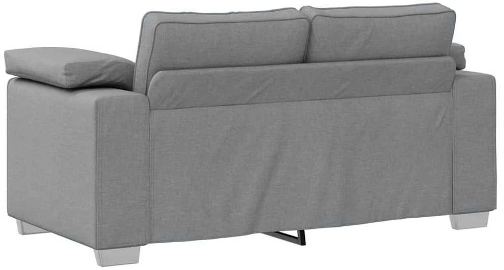 Sofa 2 vnt. Šviesiai pilka audinys