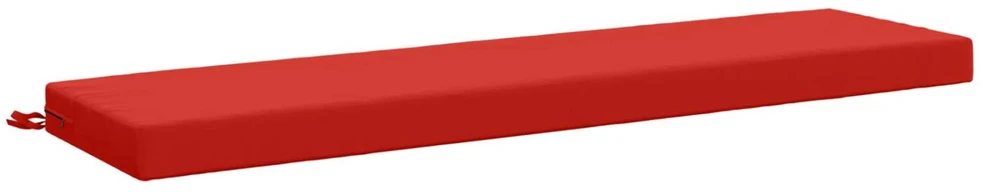 2 dalių suoliuko pagalvės SOEST 2 vnt. 100% poliesteris Raudona