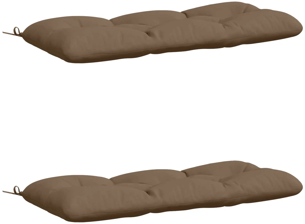 2 dalių suoliuko pagalvės VIANEN 100% poliesteris Taupe