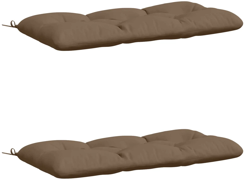 2 dalių suoliuko pagalvės VIANEN 100% poliesteris Taupe