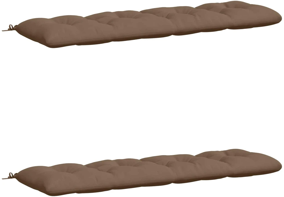 2 dalių suoliuko pagalvės VIANEN 100% poliesteris Taupe