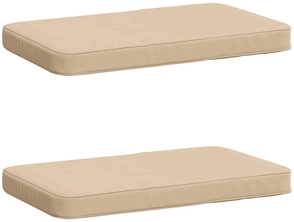 2 dalių suoliuko pagalvės VUGHT 2 pcs 100% poliesteris Kreminė