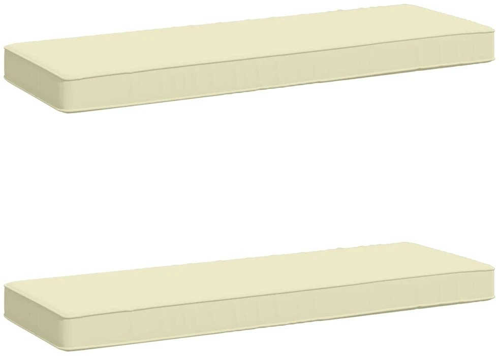 2 dalių suoliuko pagalvės VUGHT 2 pcs 100% poliesteris Kreminė