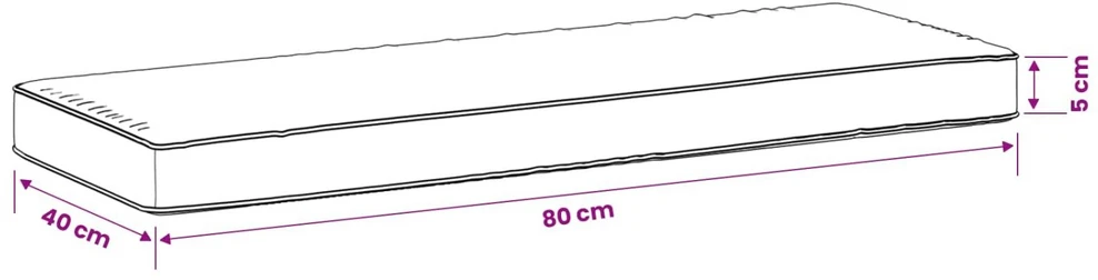2 dalių suoliuko pagalvės VUGHT 2 pcs 100% poliesteris