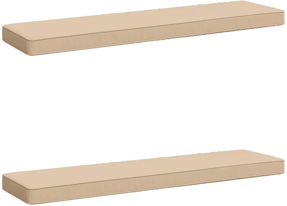 2 dalių suoliuko pagalvės VUGHT 2 pcs 100% poliesteris Kreminė