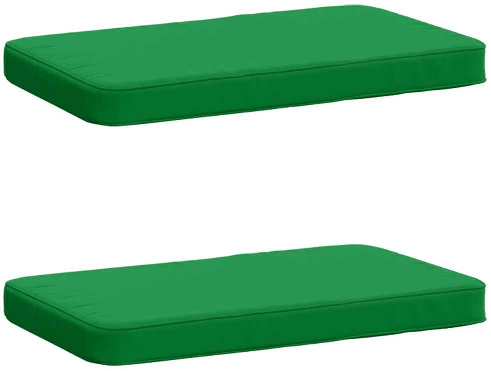 2 dalių suoliuko pagalvės VUGHT 2 pcs 100% poliesteris Žalia