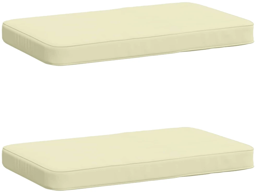 2 dalių suoliuko pagalvės VUGHT 2 pcs 100% poliesteris Kreminė